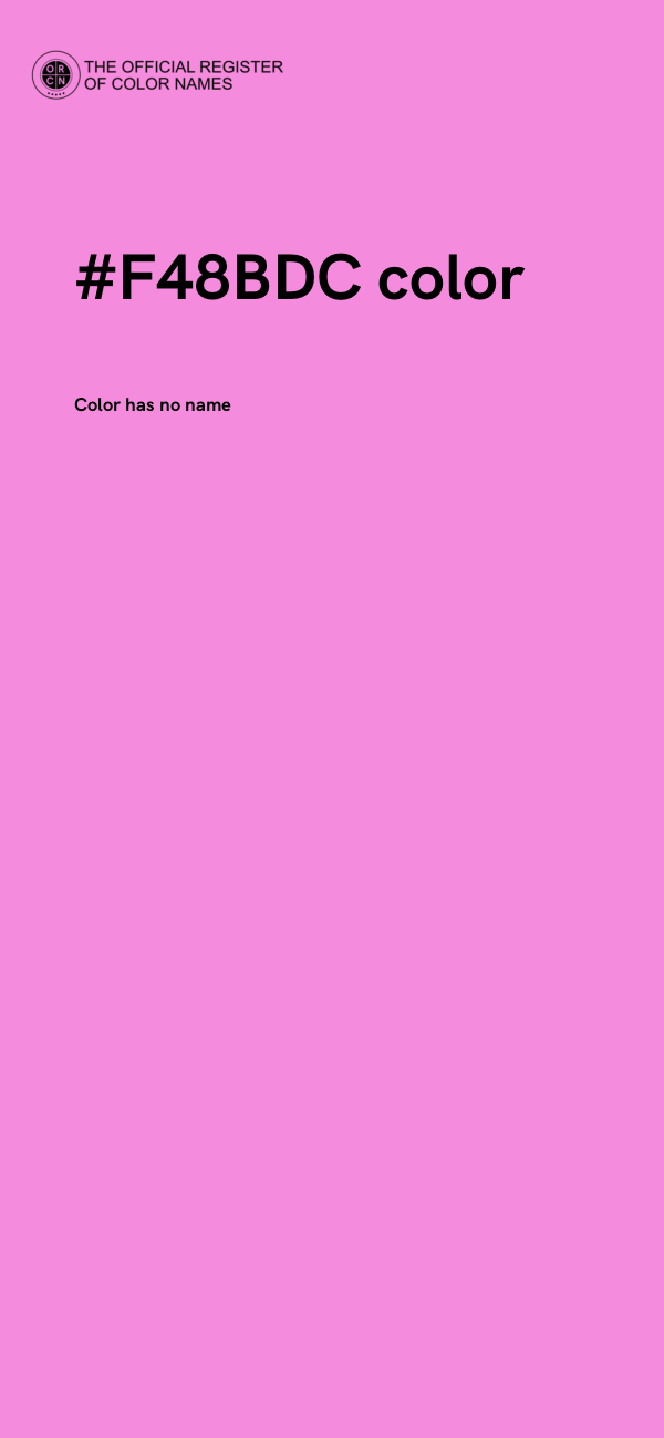 #F48BDC color image