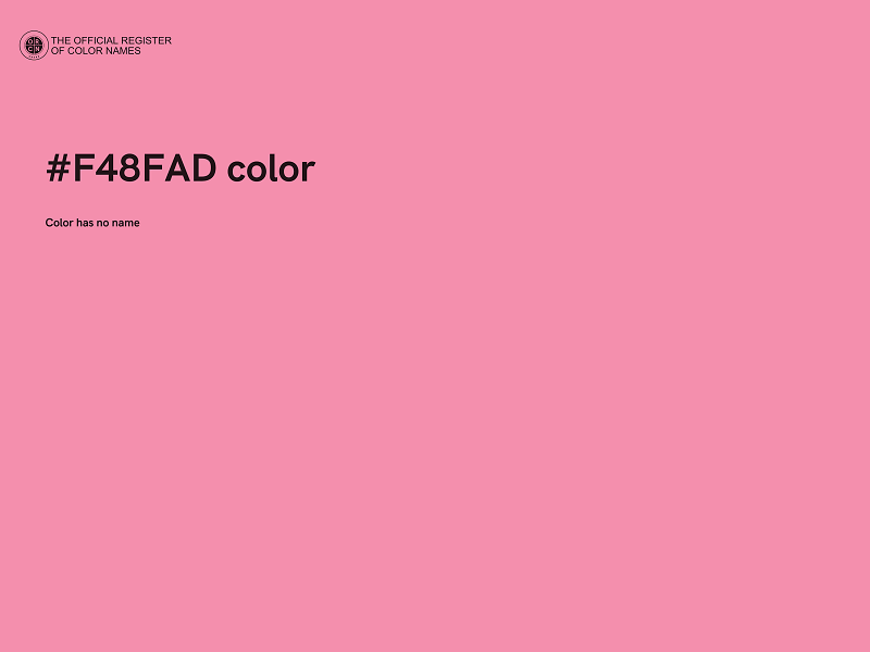 #F48FAD color image