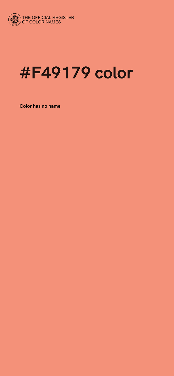#F49179 color image