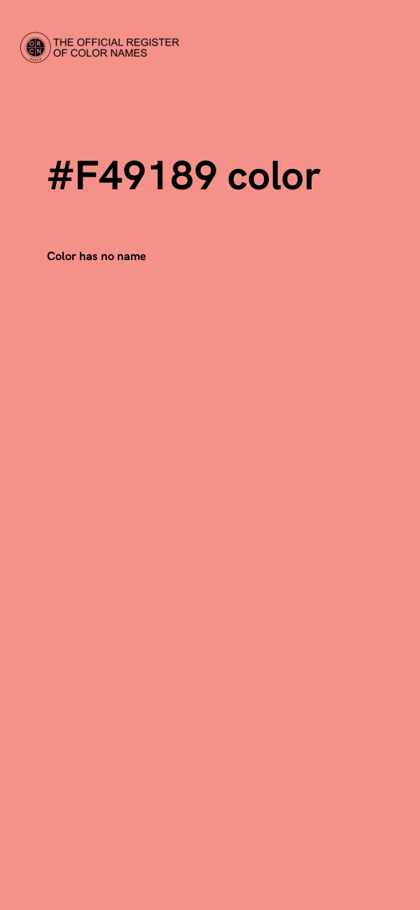 #F49189 color image