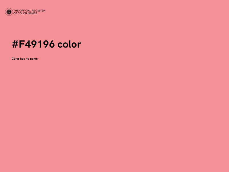 #F49196 color image
