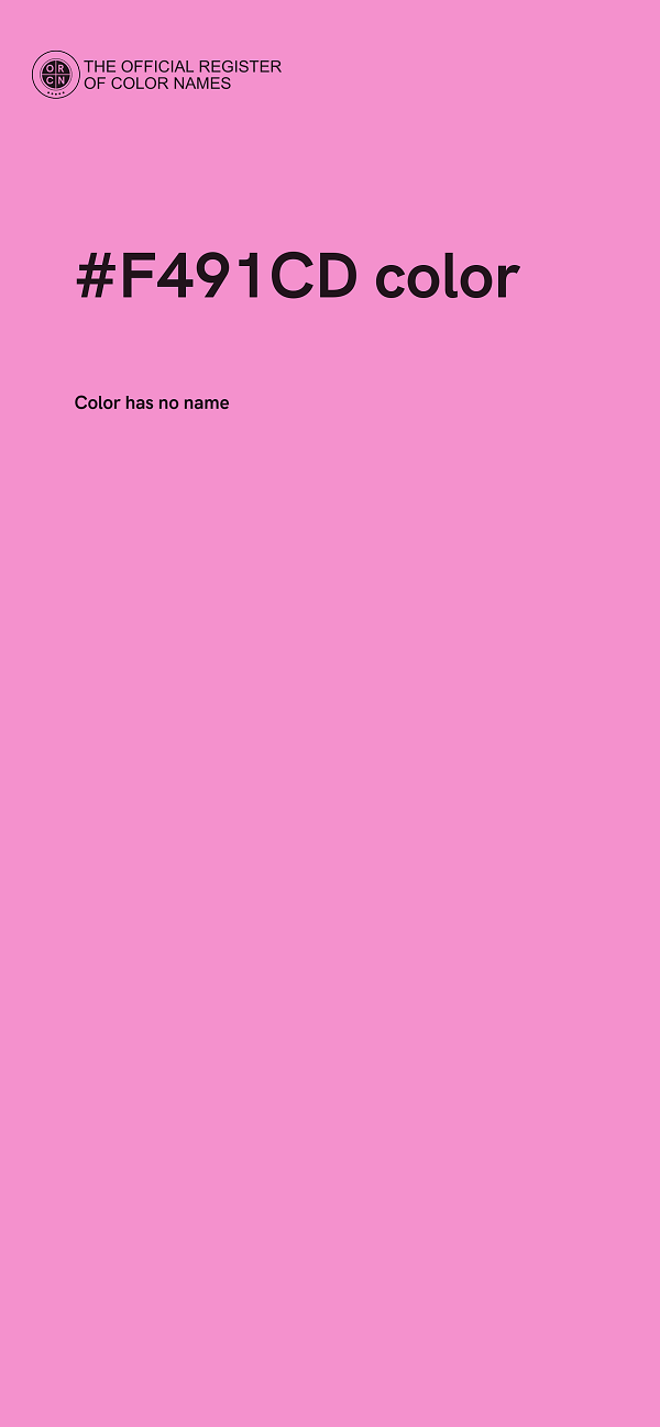 #F491CD color image