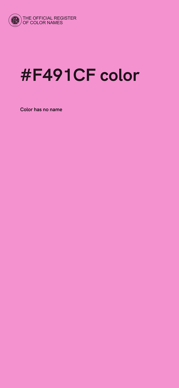 #F491CF color image