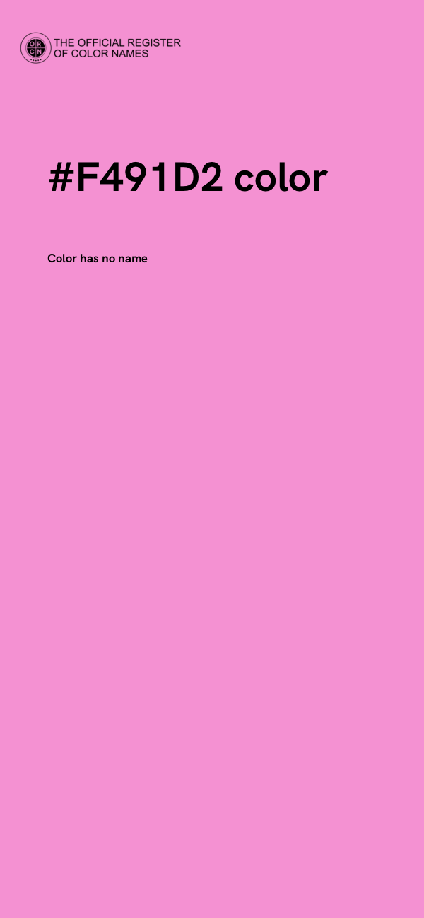 #F491D2 color image