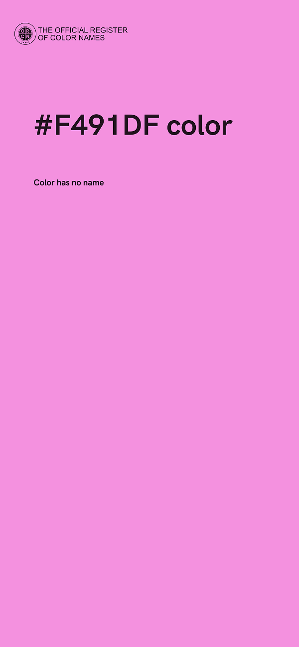 #F491DF color image