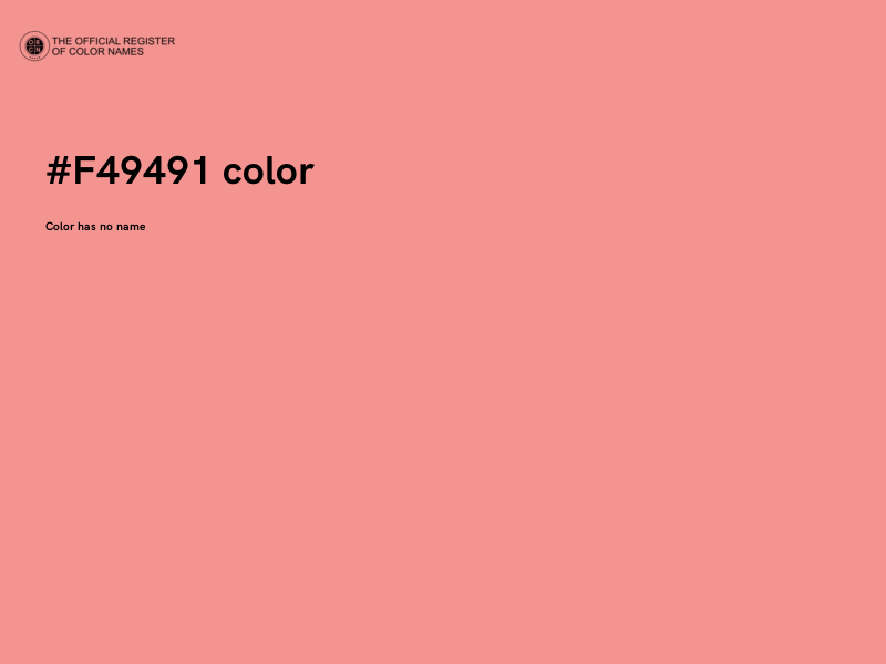 #F49491 color image