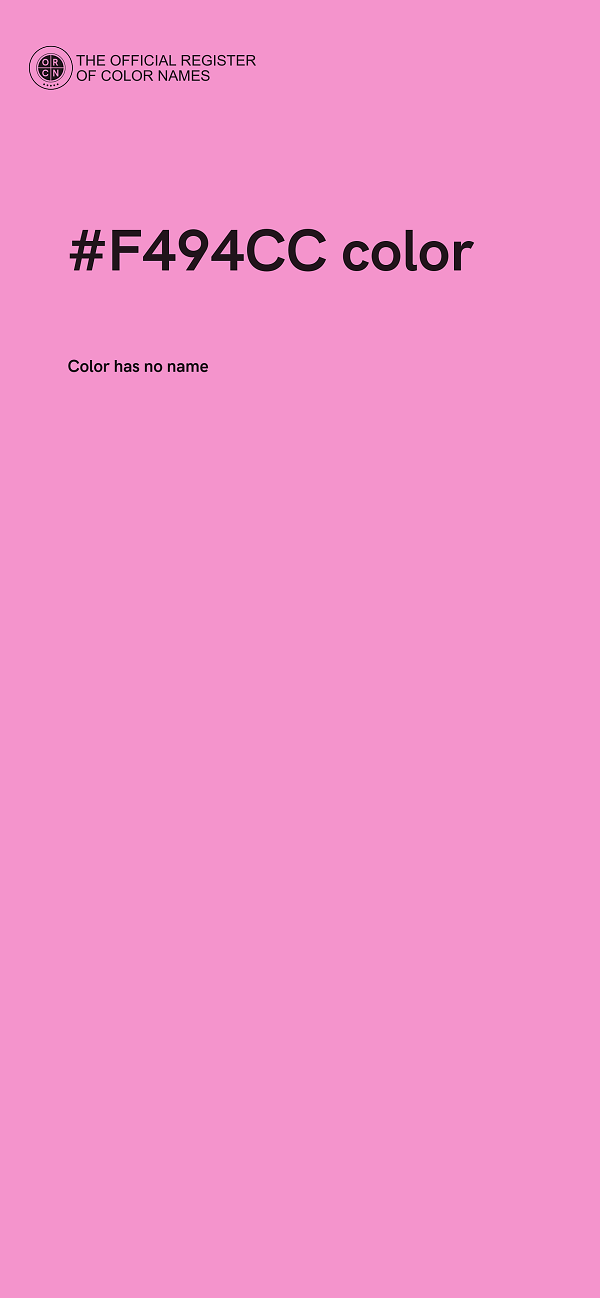 #F494CC color image