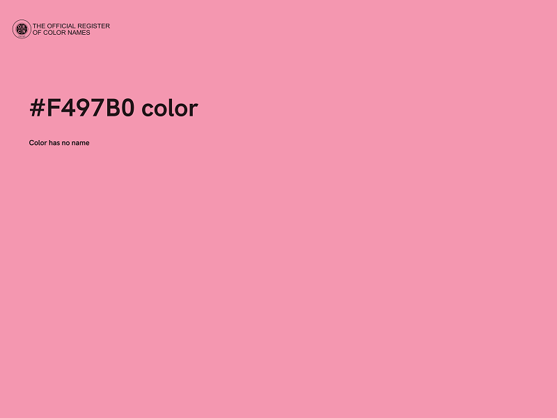 #F497B0 color image