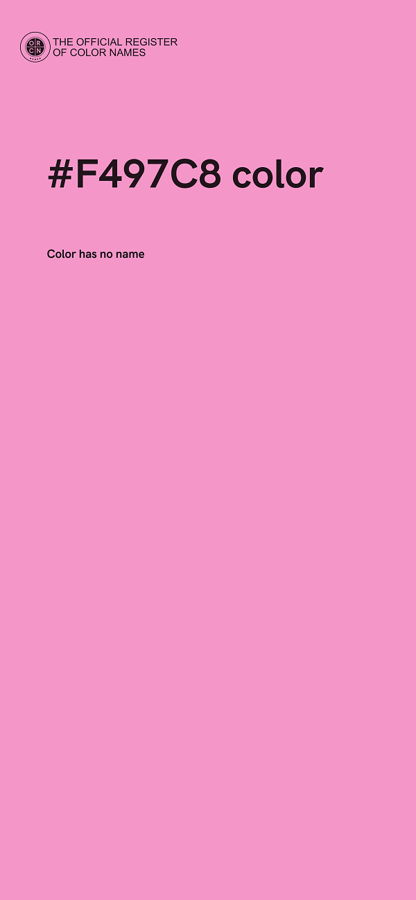 #F497C8 color image