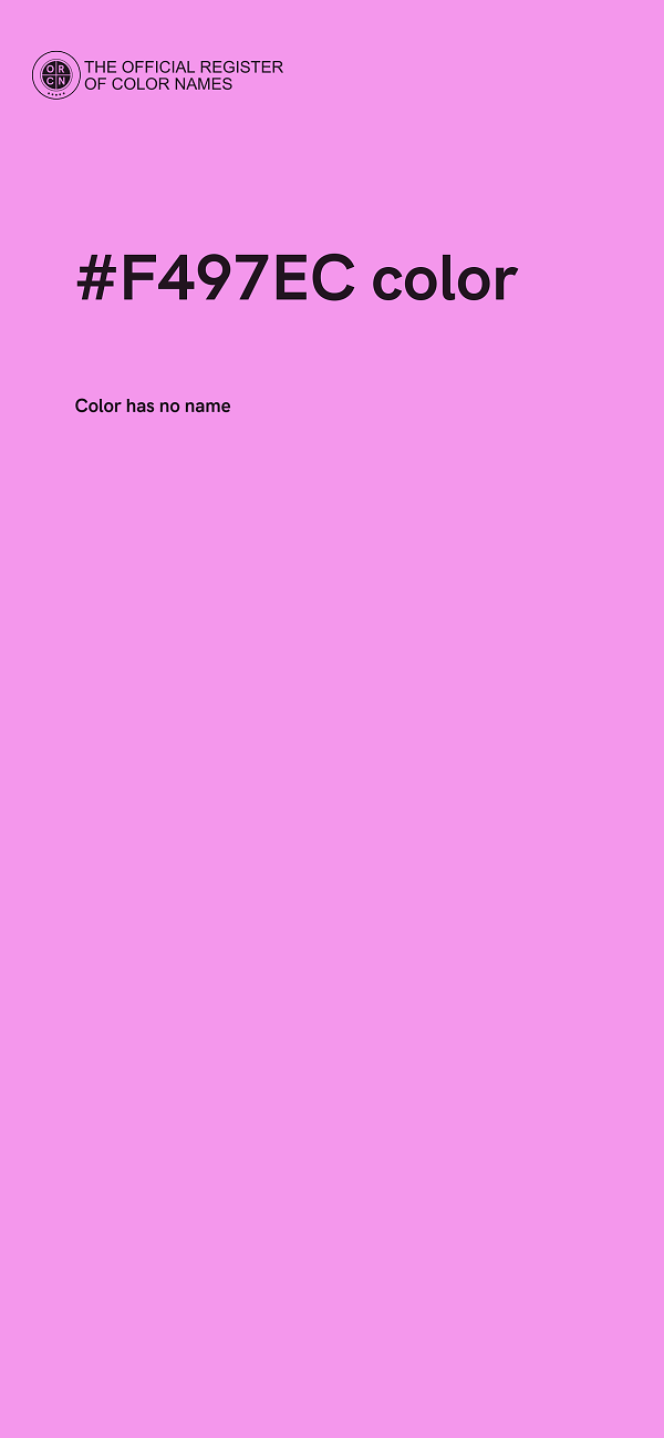 #F497EC color image
