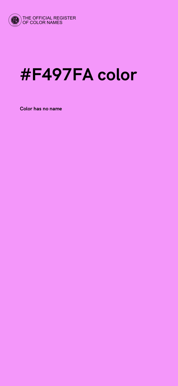 #F497FA color image