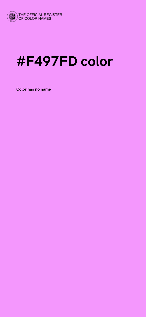 #F497FD color image