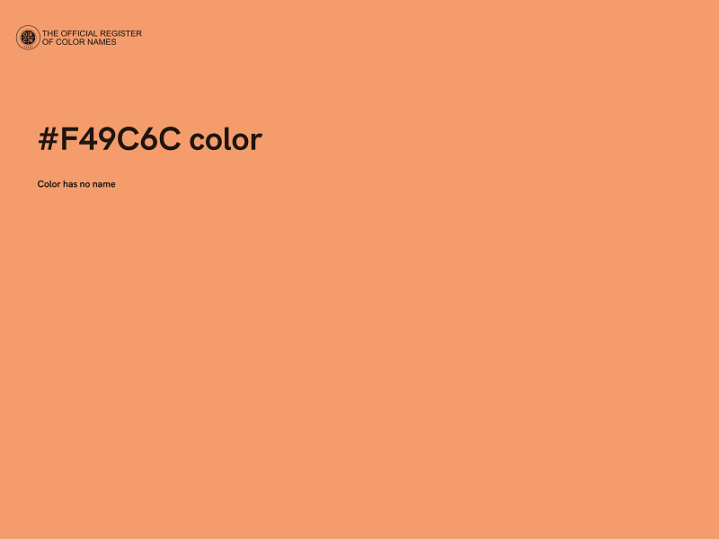 #F49C6C color image