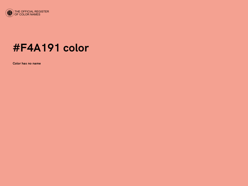 #F4A191 color image