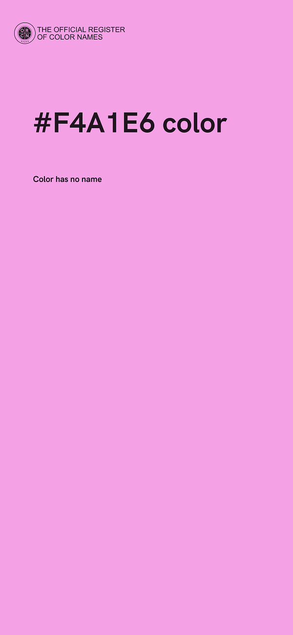 #F4A1E6 color image