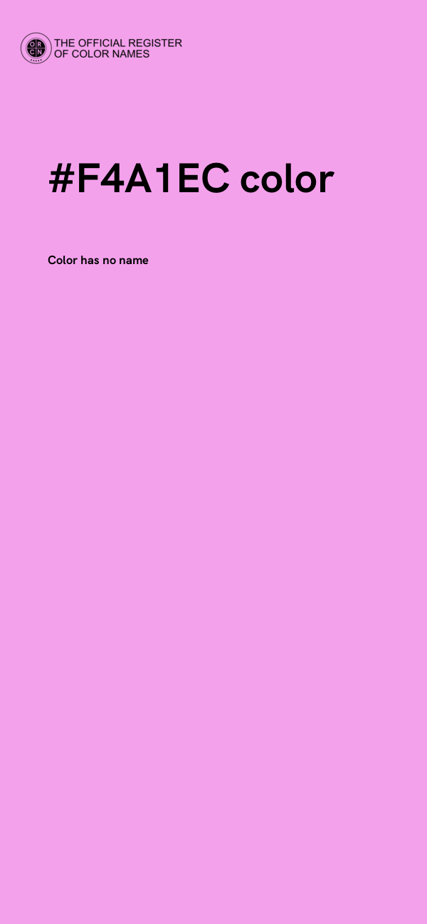 #F4A1EC color image
