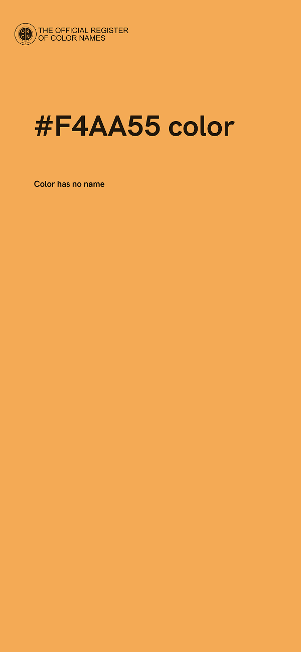 #F4AA55 color image