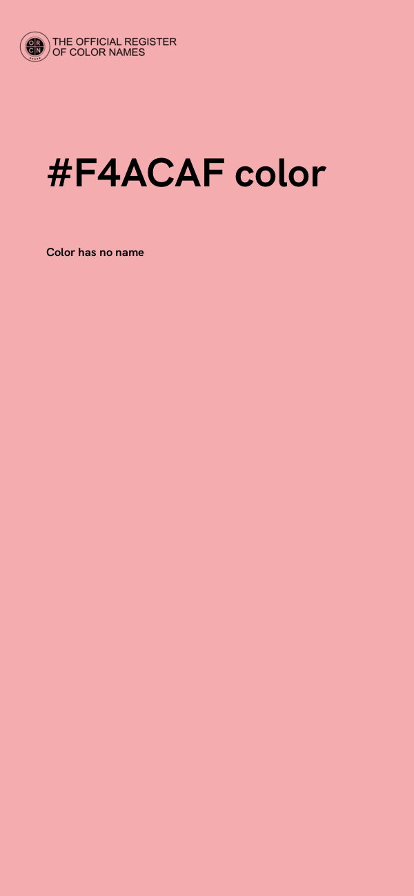 #F4ACAF color image
