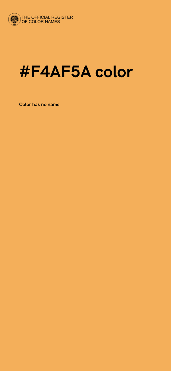 #F4AF5A color image