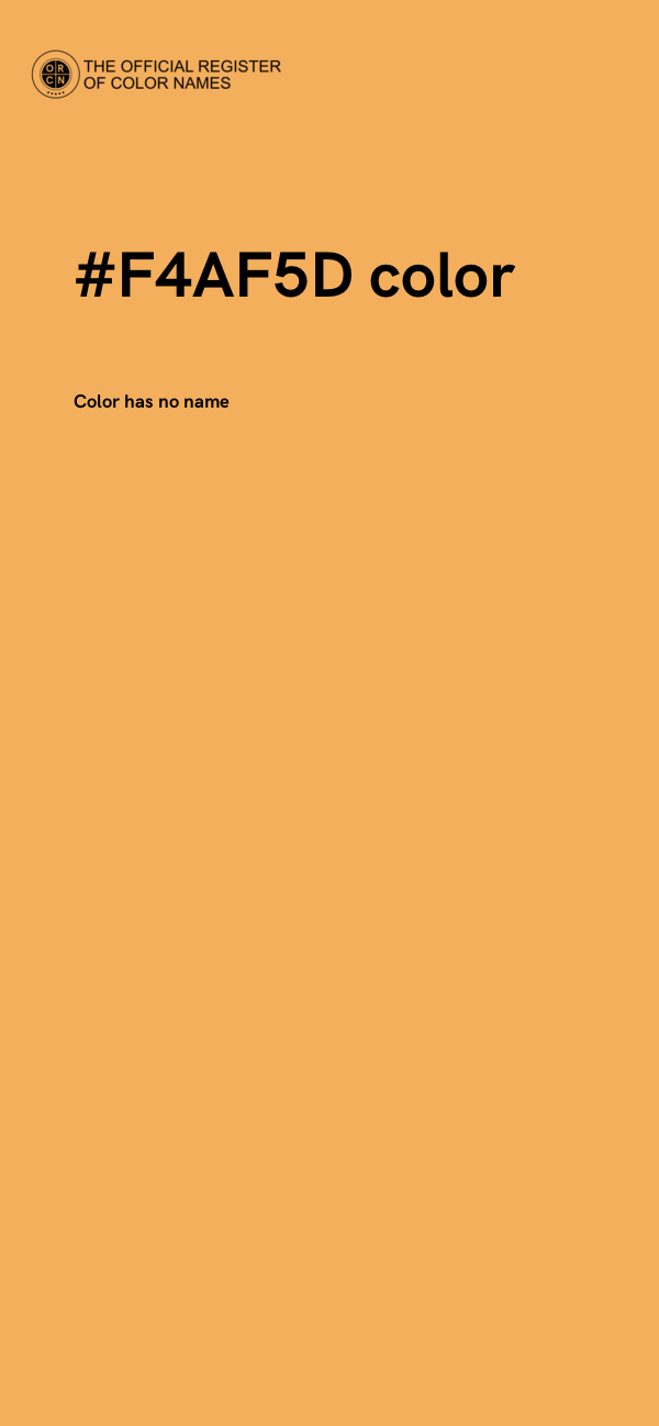 #F4AF5D color image