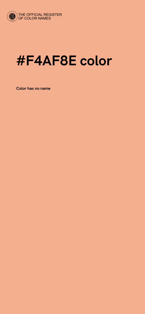 #F4AF8E color image