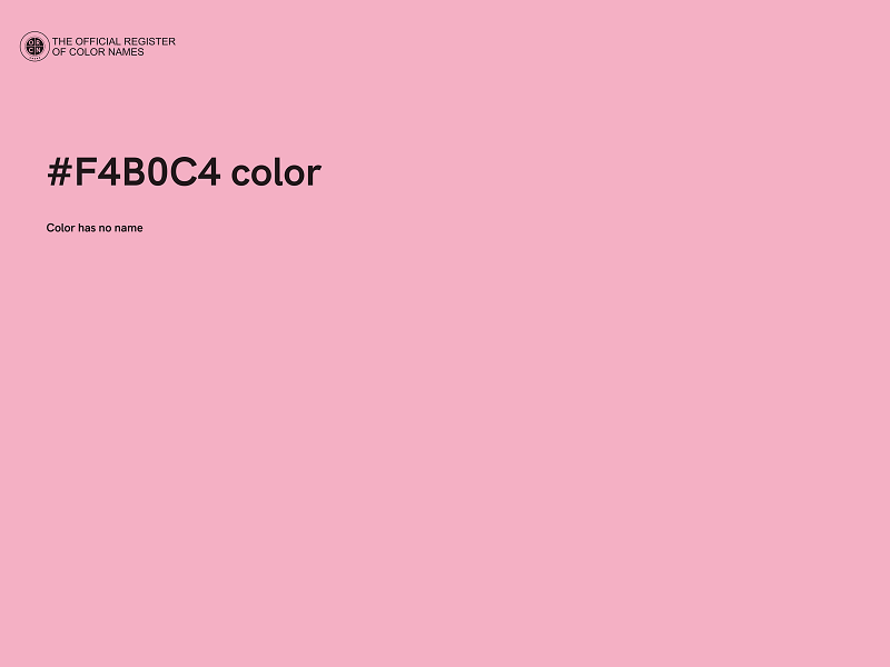 #F4B0C4 color image