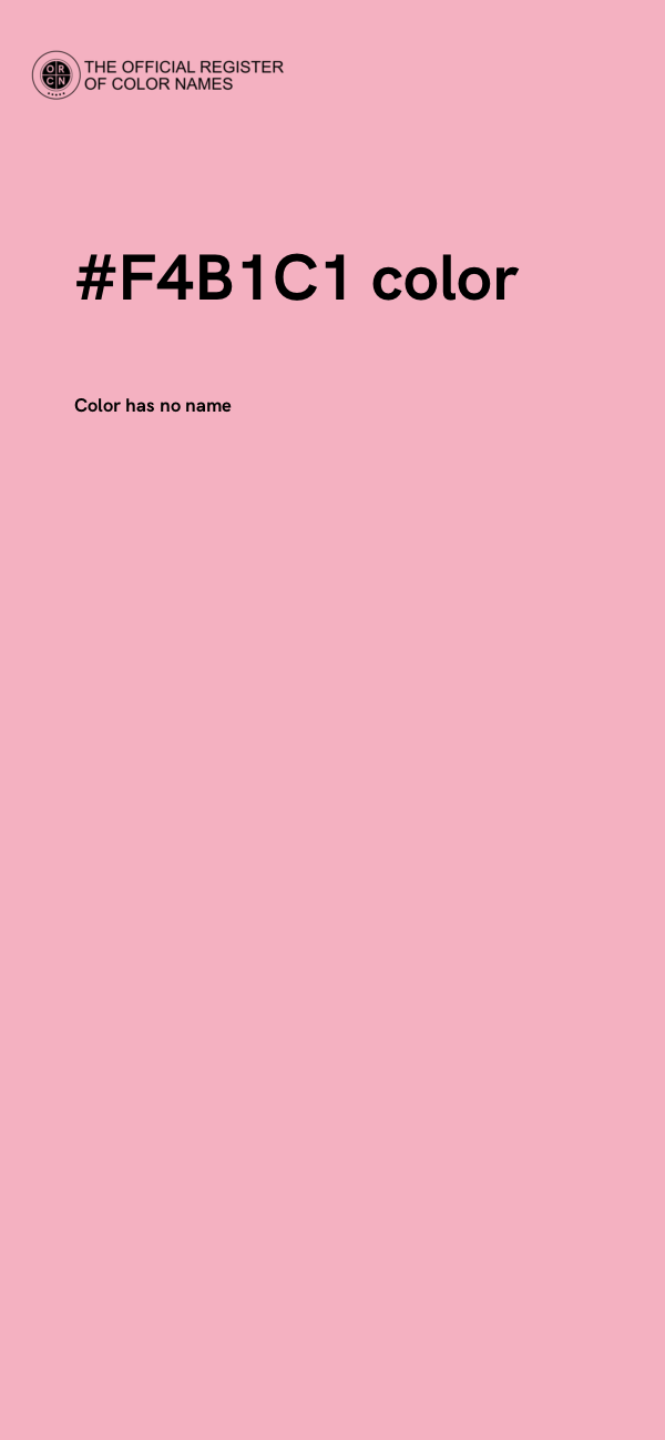 #F4B1C1 color image