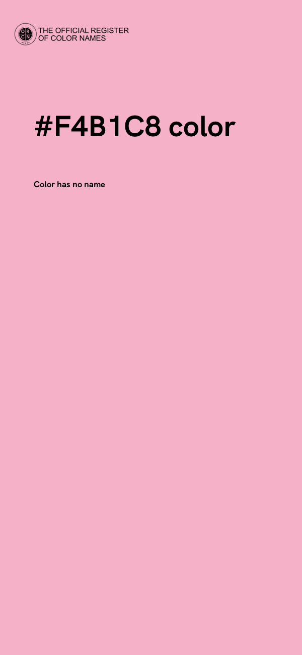 #F4B1C8 color image