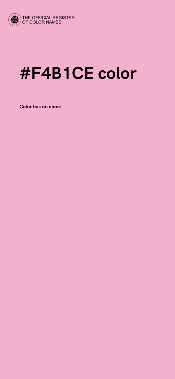 #F4B1CE color image