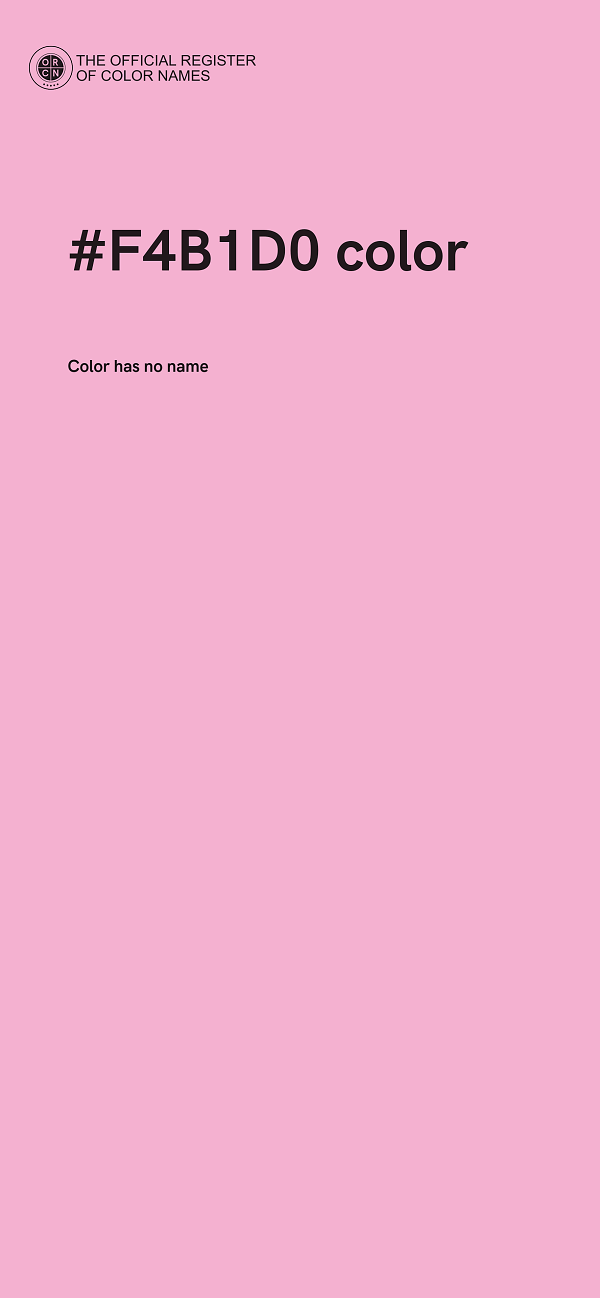 #F4B1D0 color image