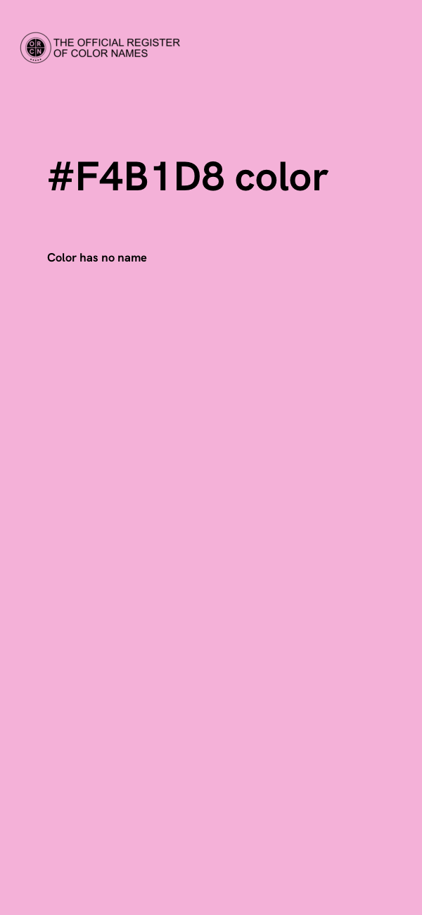 #F4B1D8 color image