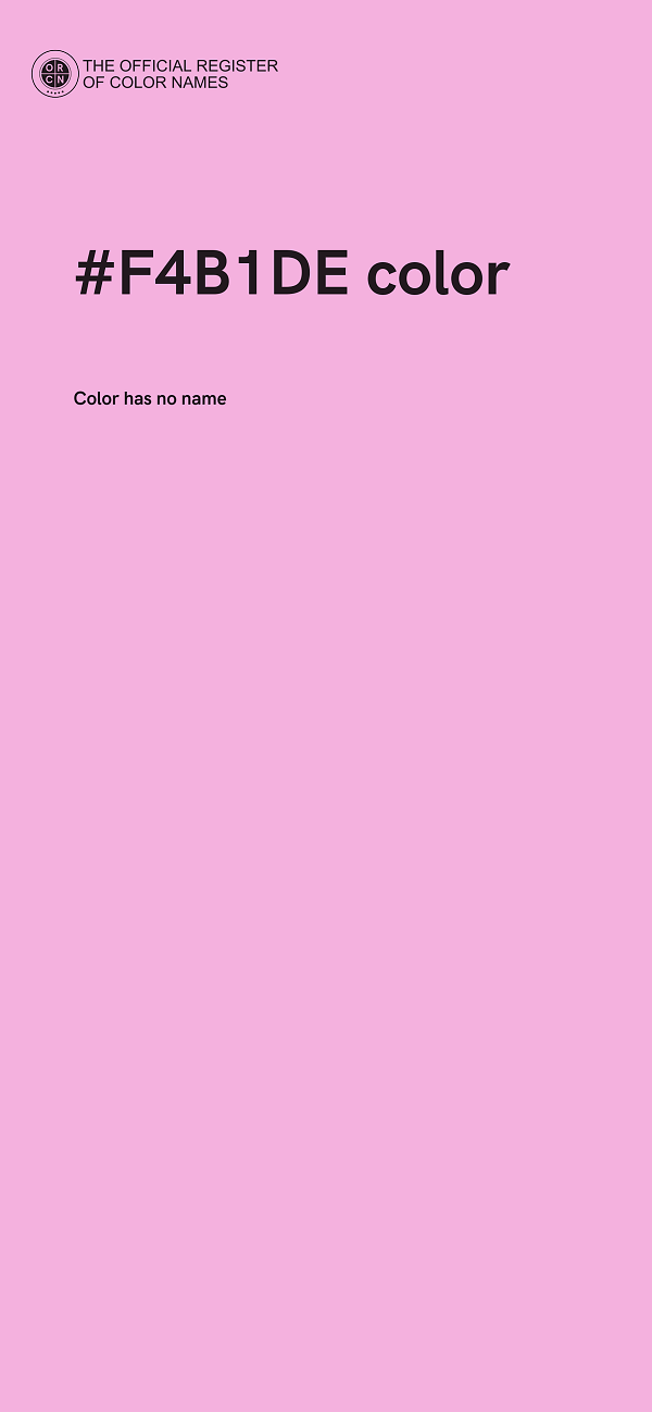 #F4B1DE color image