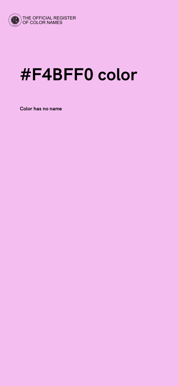 #F4BFF0 color image