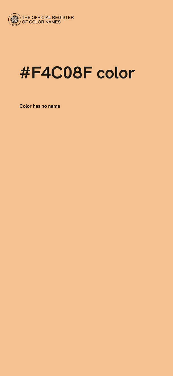 #F4C08F color image