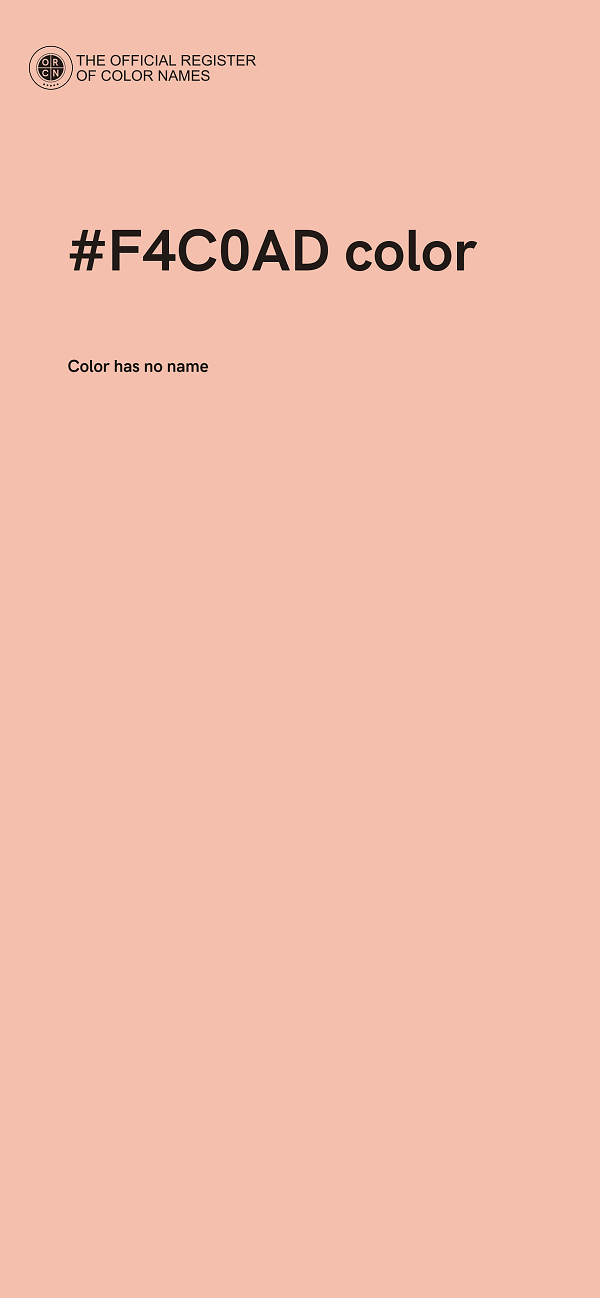 #F4C0AD color image