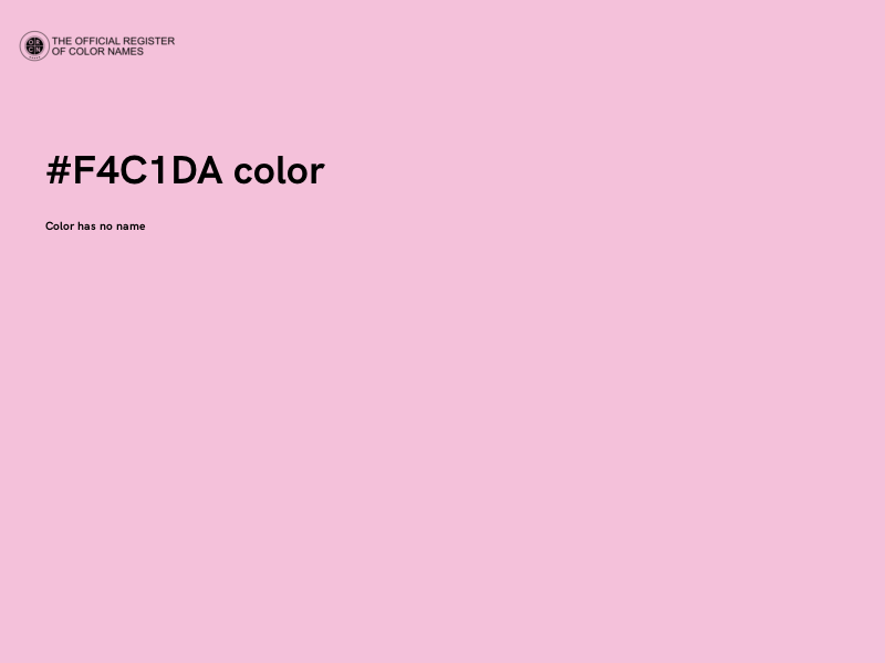 #F4C1DA color image