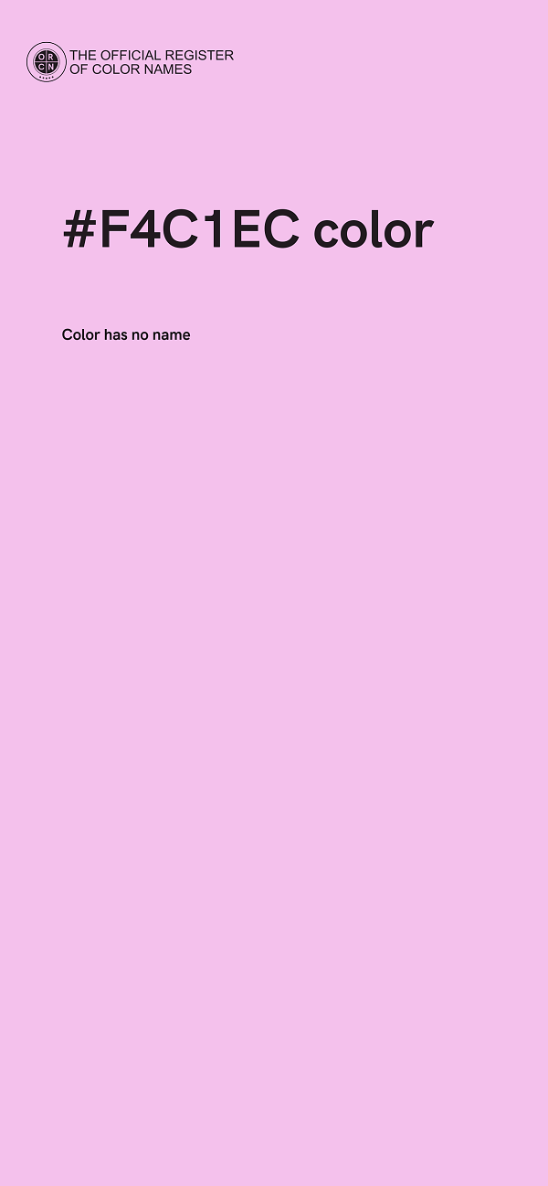 #F4C1EC color image