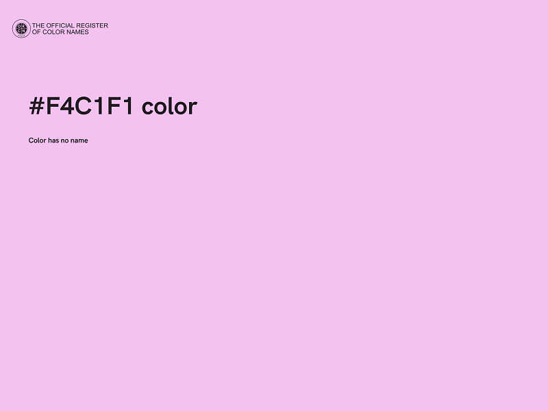 #F4C1F1 color image