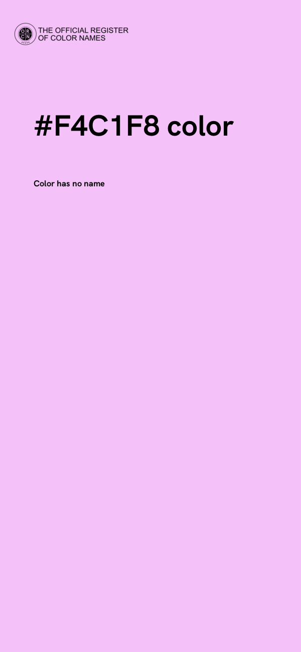 #F4C1F8 color image