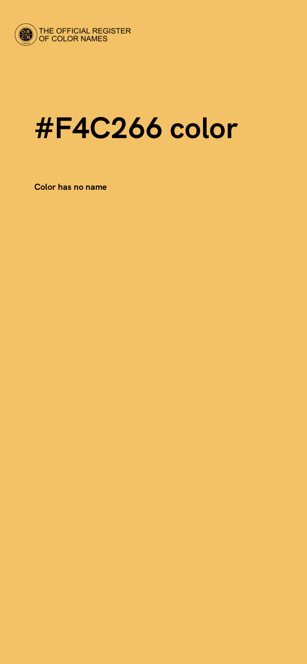 #F4C266 color image