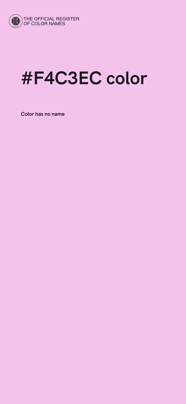 #F4C3EC color image