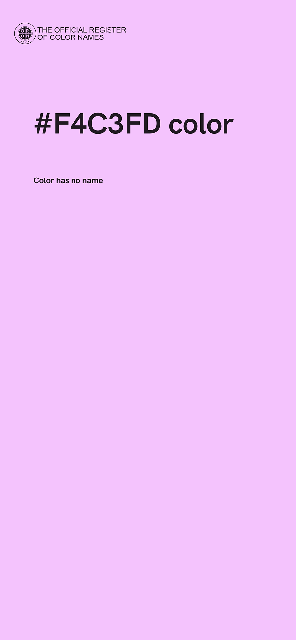 #F4C3FD color image