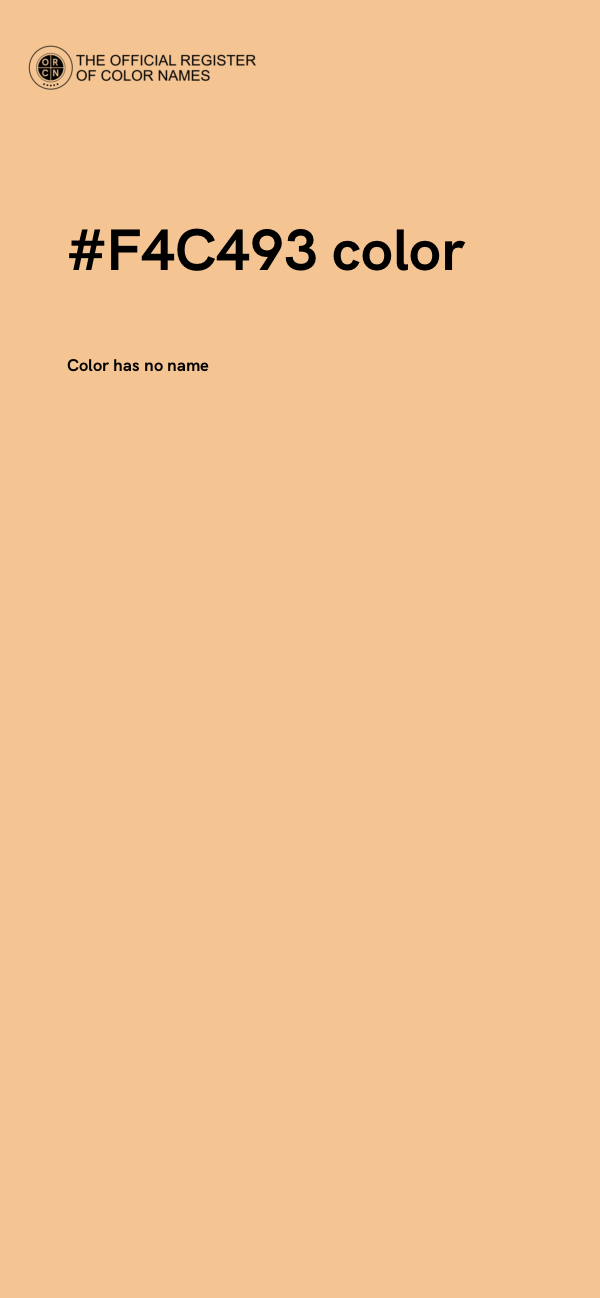 #F4C493 color image
