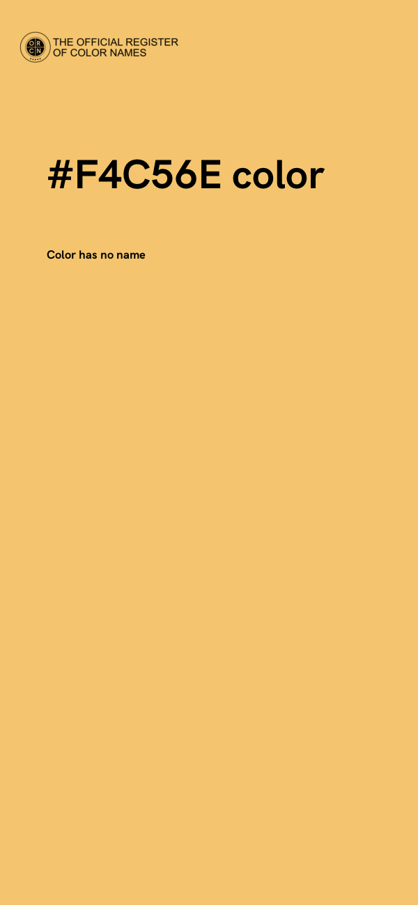 #F4C56E color image