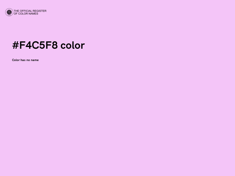 #F4C5F8 color image
