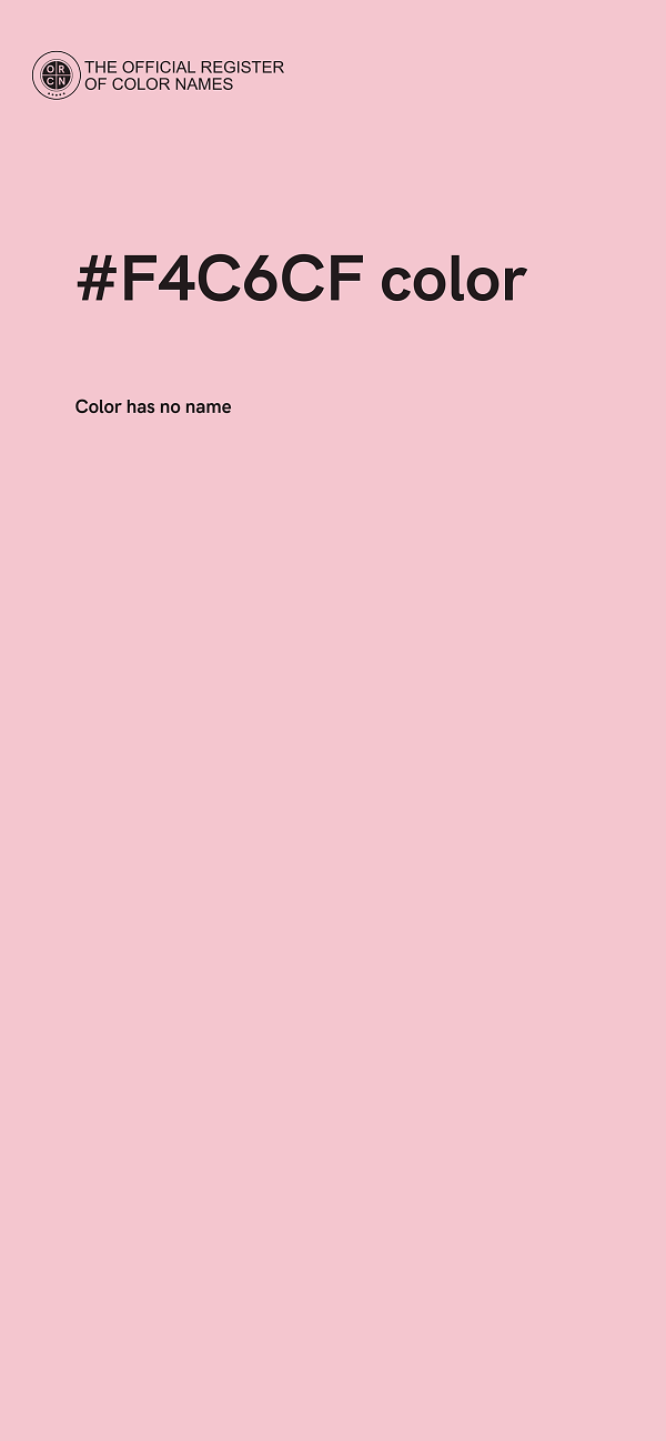 #F4C6CF color image
