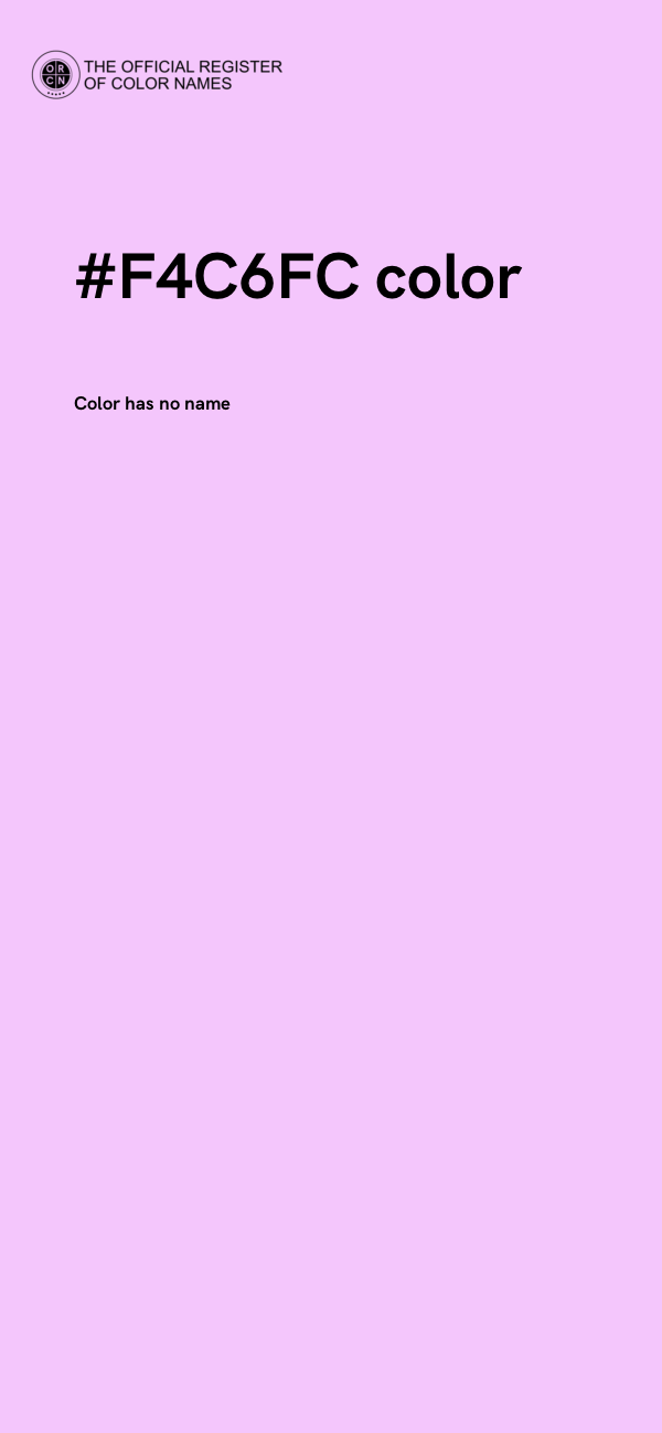 #F4C6FC color image
