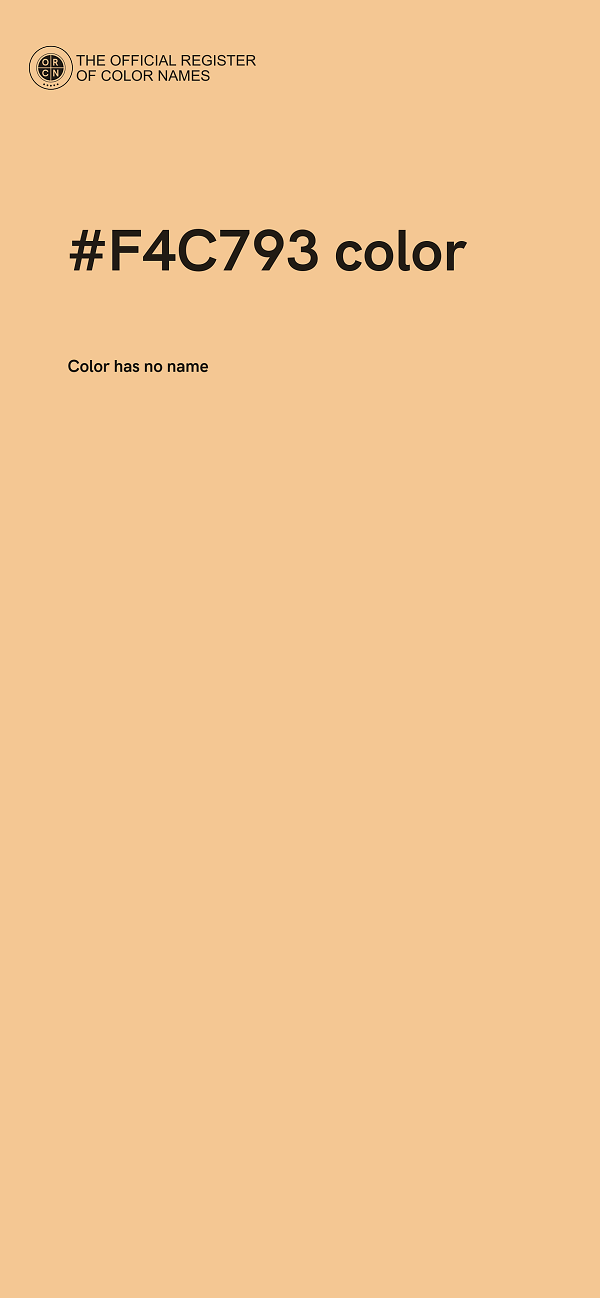 #F4C793 color image
