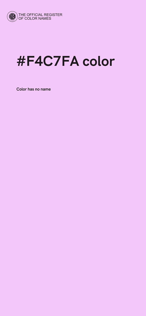 #F4C7FA color image