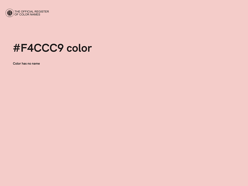 #F4CCC9 color image
